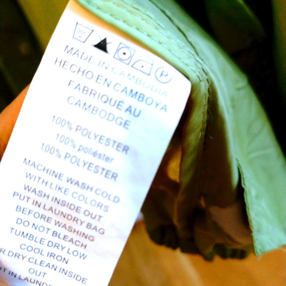 MICHAEL KORS Sage Green Windbreaker Jacket - Picture 10 of 11